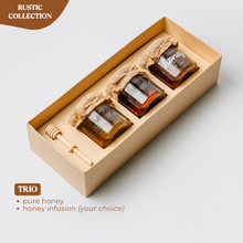 Load image into Gallery viewer, Rustic kraftbox - Honey TRIO