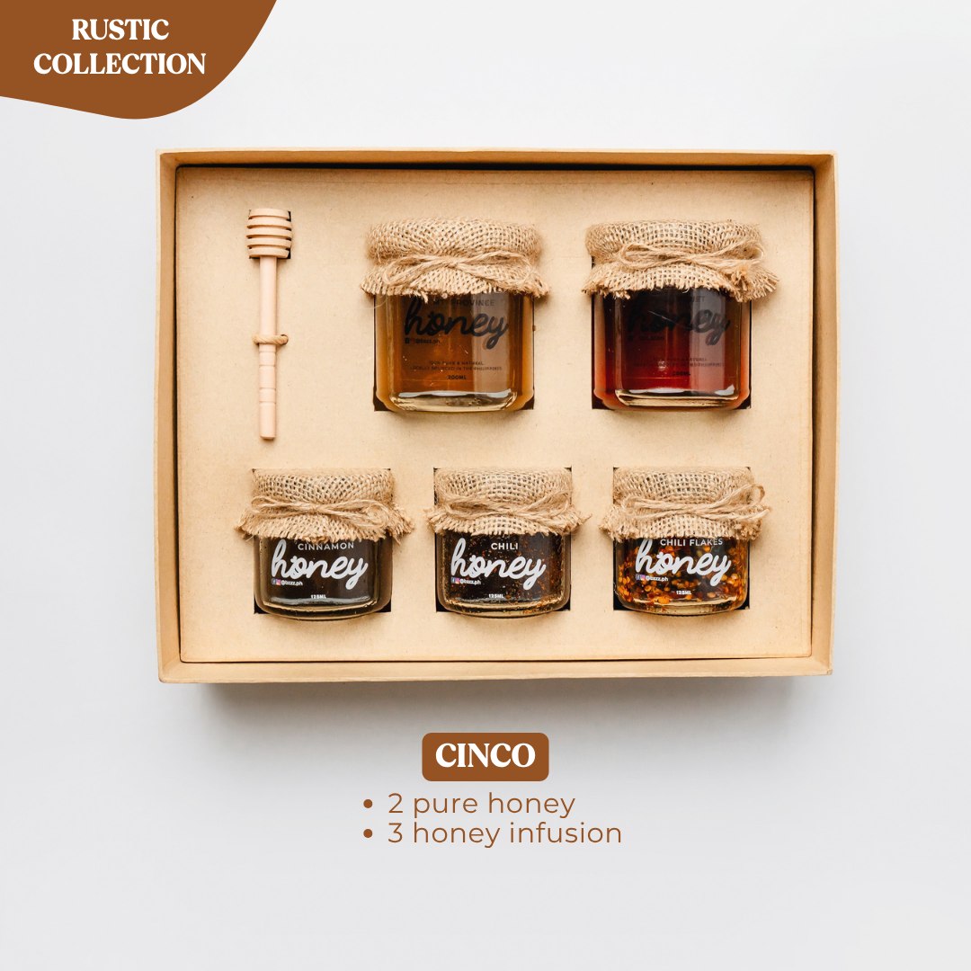Rustic kraftbox - Honey CINCO – BZZZ PH