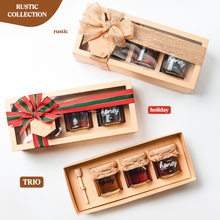 Load image into Gallery viewer, Rustic kraftbox - Honey TRIO