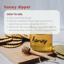 Load image into Gallery viewer, Wooden Honey Dipper