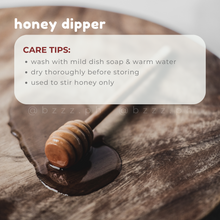 Load image into Gallery viewer, Wooden Honey Dipper