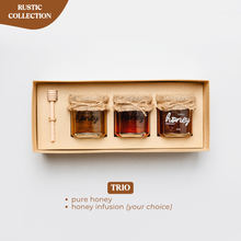 Load image into Gallery viewer, Rustic kraftbox - Honey TRIO