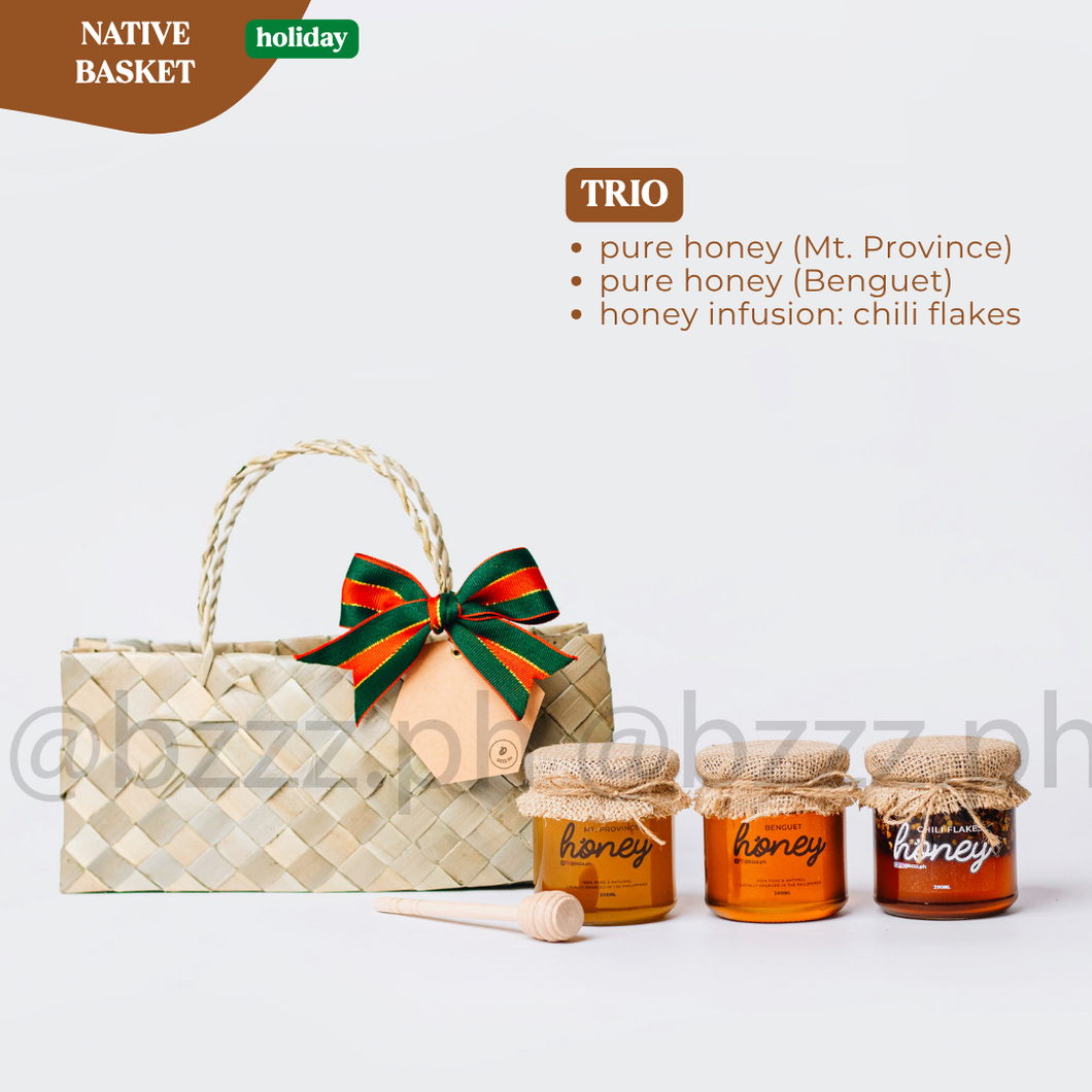 Native basket - Honey TRIO