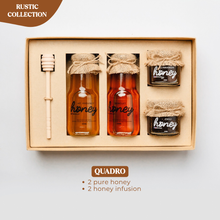 Load image into Gallery viewer, Rustic kraftbox - Honey QUADRO
