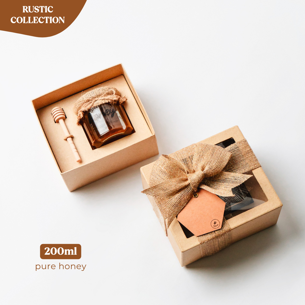Rustic box: 𝗣𝗨𝗥𝗘 𝗛𝗢𝗡𝗘𝗬 (window)