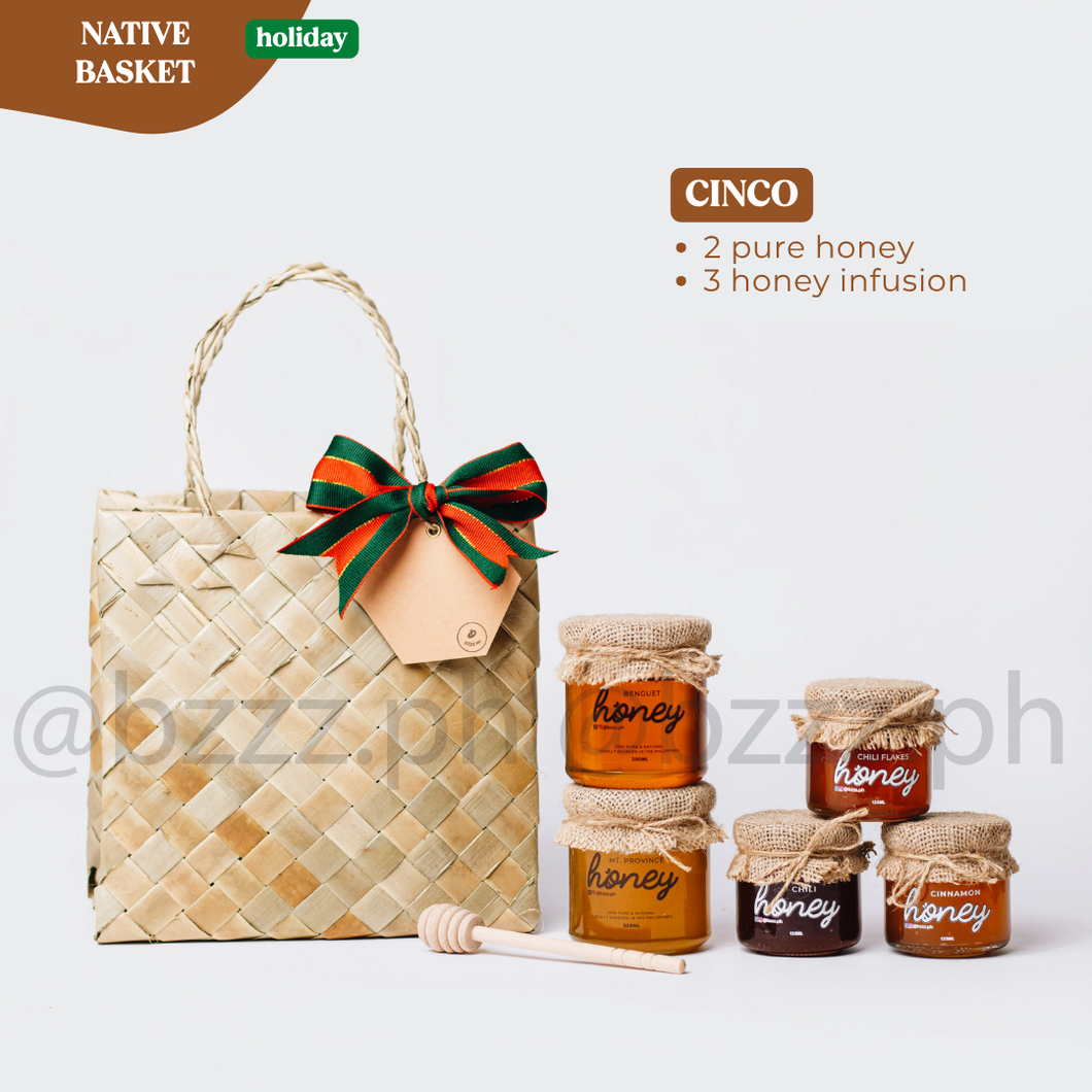 Native basket - Honey CINCO