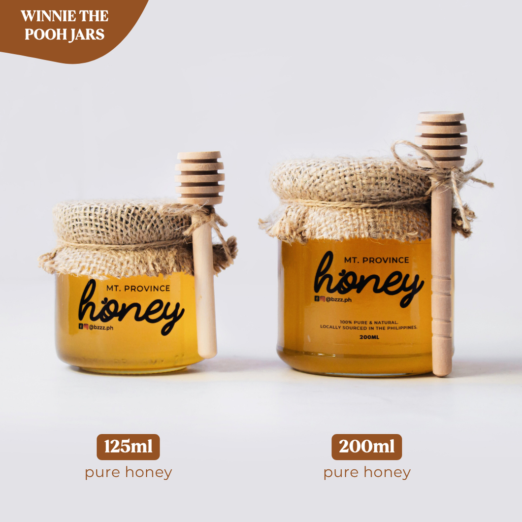 Winnie the Pooh Jars - PURE HONEY