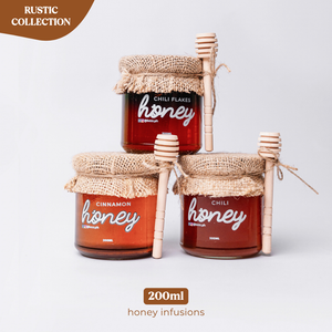 Rustic: 𝗣𝗨𝗥𝗘 𝗛𝗢𝗡𝗘𝗬 in winnie the pooh jars (125ml, 200ml)