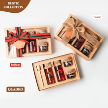 Load image into Gallery viewer, Rustic kraftbox - Honey QUADRO

