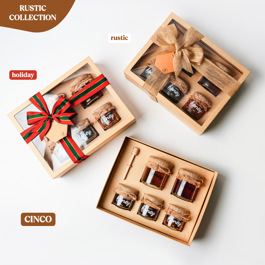 Rustic kraftbox - Honey CINCO – BZZZ PH