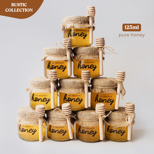 Rustic: 𝗣𝗨𝗥𝗘 𝗛𝗢𝗡𝗘𝗬 in winnie the pooh jars (125ml, 200ml)