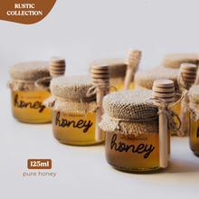 Load image into Gallery viewer, Rustic: 𝗣𝗨𝗥𝗘 𝗛𝗢𝗡𝗘𝗬 in winnie the pooh jars (125ml, 200ml)
