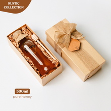 Load image into Gallery viewer, Rustic box: 𝗣𝗨𝗥𝗘 𝗛𝗢𝗡𝗘𝗬 (classic)
