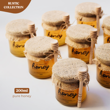 Load image into Gallery viewer, Rustic: 𝗣𝗨𝗥𝗘 𝗛𝗢𝗡𝗘𝗬 in winnie the pooh jars (125ml, 200ml)

