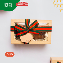 Load image into Gallery viewer, Holiday: Rustic box - Honey 𝗗𝗨𝗢
