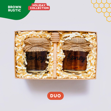 Load image into Gallery viewer, Holiday: Rustic box - Honey 𝗗𝗨𝗢
