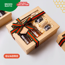 Load image into Gallery viewer, Holiday: Rustic box - Honey 𝗤𝗨𝗔𝗗𝗥𝗢
