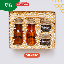 Load image into Gallery viewer, Holiday: Rustic box - Honey 𝗤𝗨𝗔𝗗𝗥𝗢
