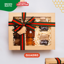 Load image into Gallery viewer, Holiday: Rustic box - Honey 𝗤𝗨𝗔𝗗𝗥𝗢
