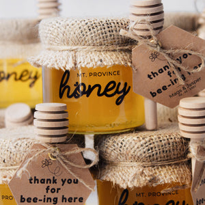 Rustic: Pure honey (winnie the pooh jars)
